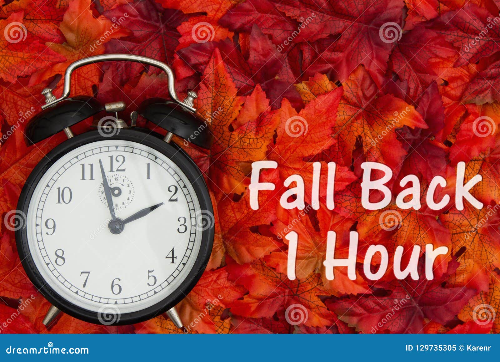 it is time to fall back message daylight savings