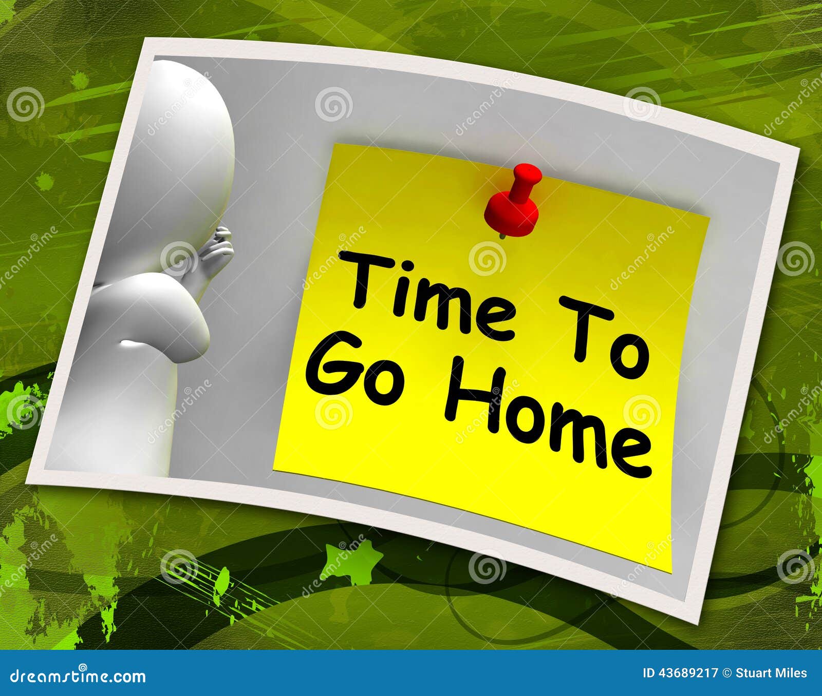 Time To Go Home Photo Means Leaving Drunk Or Goodbye Stock Illustration Illustration Of Leaving Time