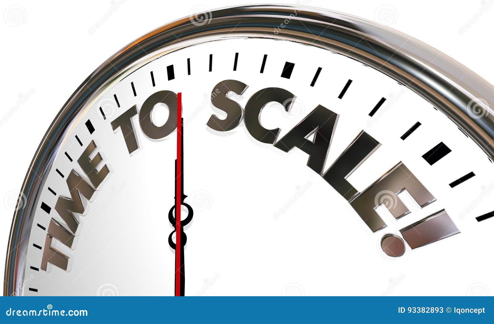 time to scale expand business growth clock