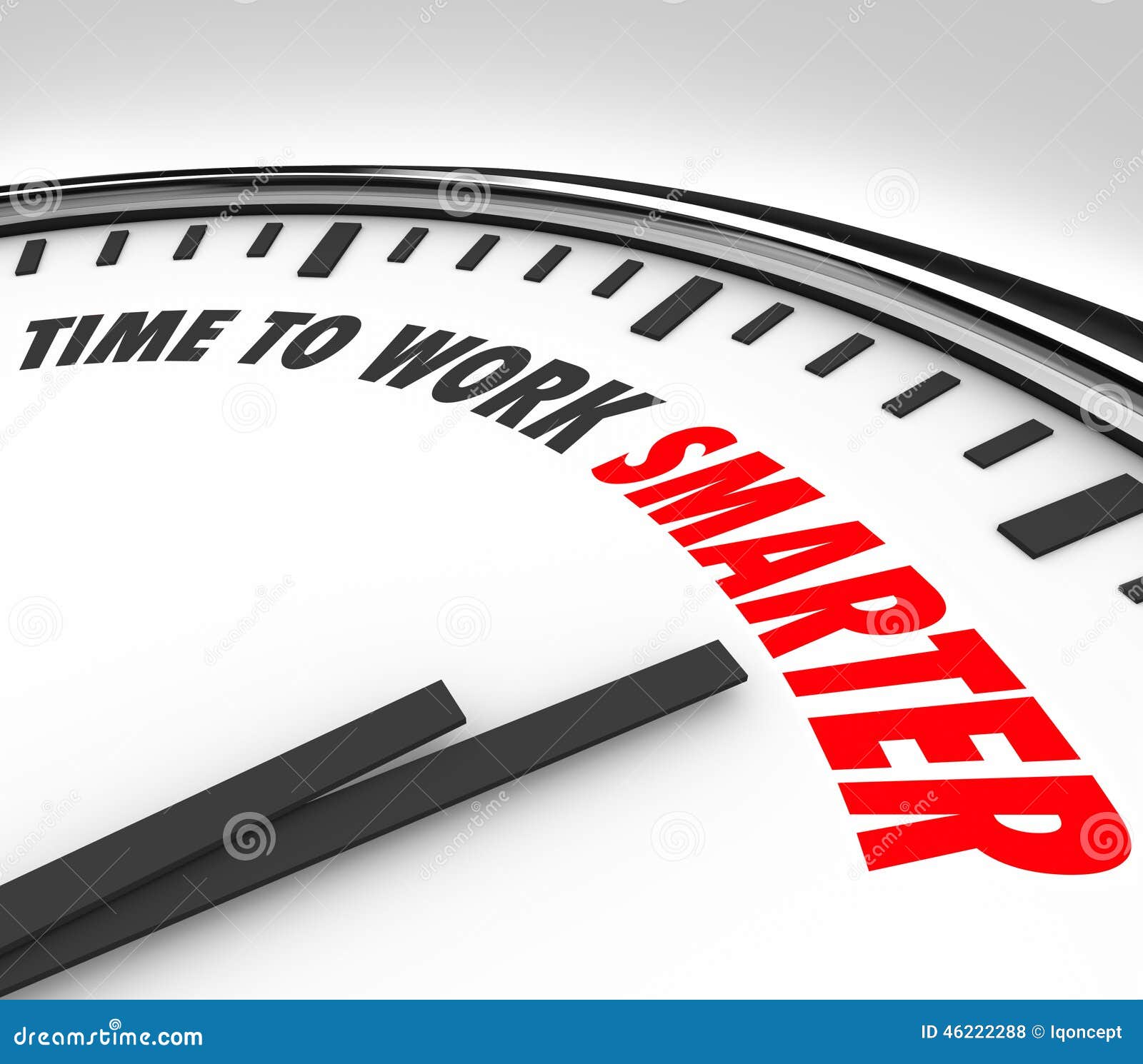 time to work smarter clock productivity efficiency advice