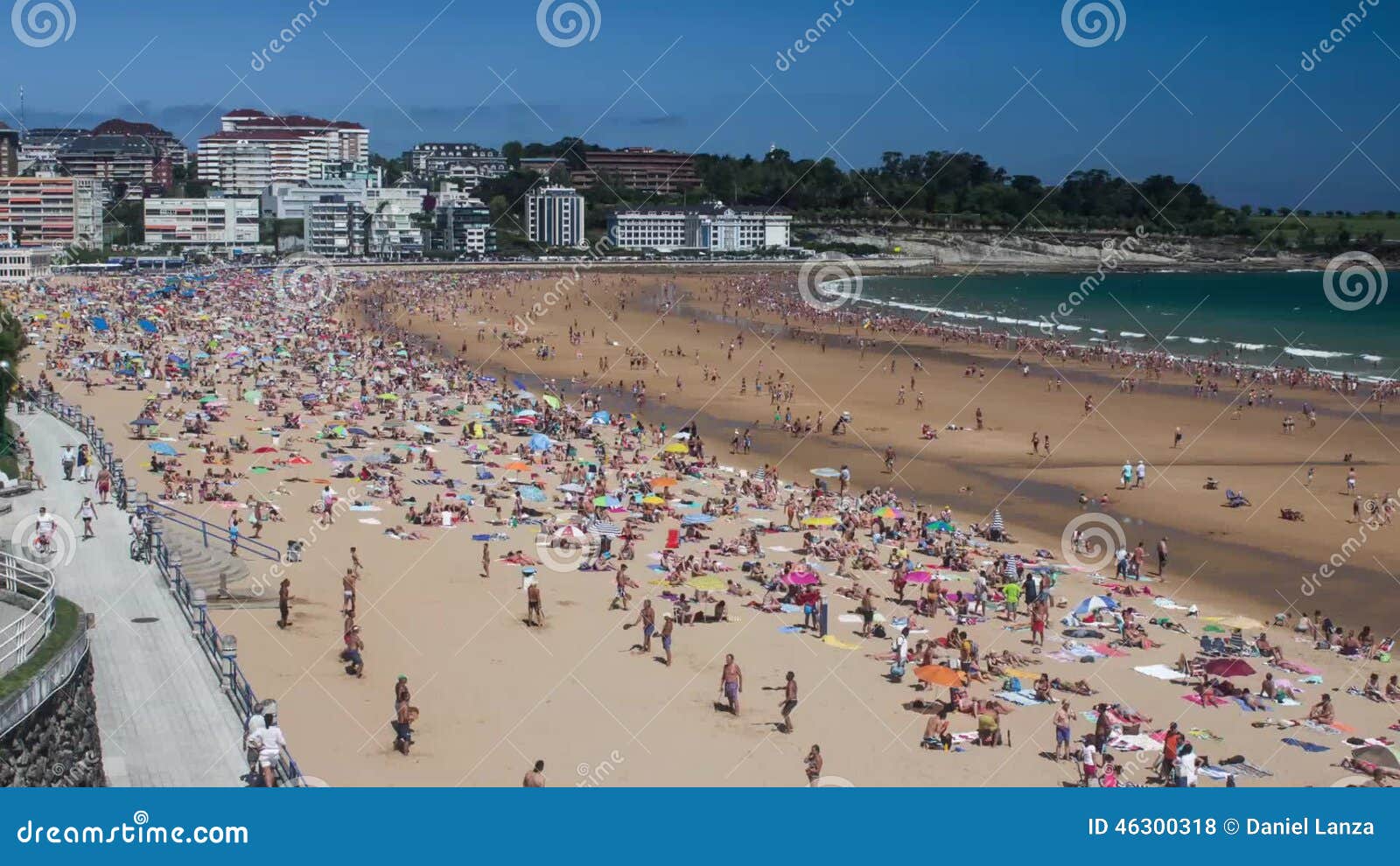 Timelapse - El Sardinero (Santander, Spain) Stock Footage - Video of  cantabria, lying: 46300318