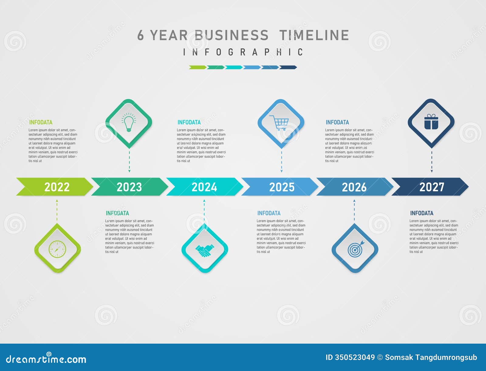 timeline business infograghic 009