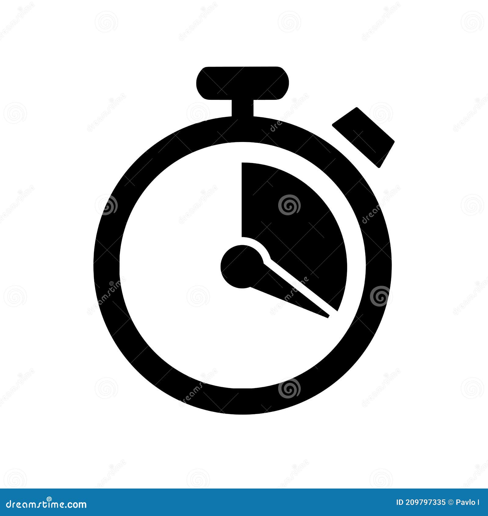 Timer, Clock, Stopwatch Isolated Icon. Countdown Timer Symbol Icon. Sport  Clock with Time Meaning. Label Cooking Symbols Stock Vector - Illustration  of cooking, shadow: 209797335