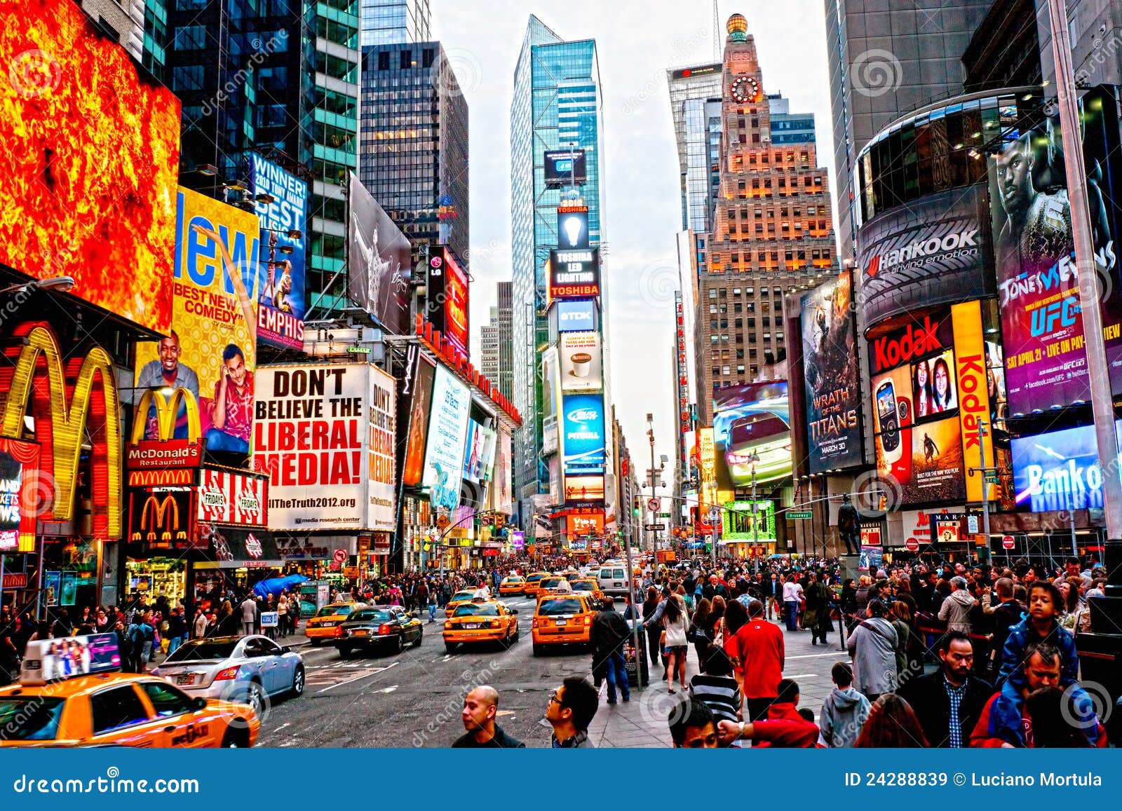 Times Square, New York City, EUA. Imagem de Stock Editorial - Imagem de  pedestres, bonito: 24288839