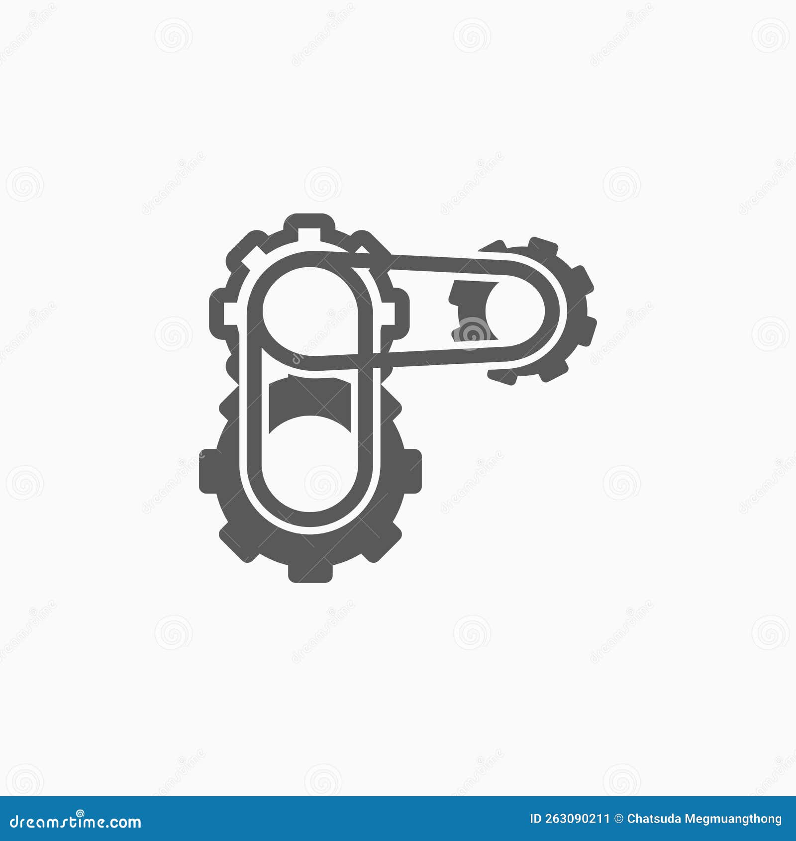 Timing Belt Icon, Timing, Belt, Gear, Cogwheel, Engineer Stock Vector