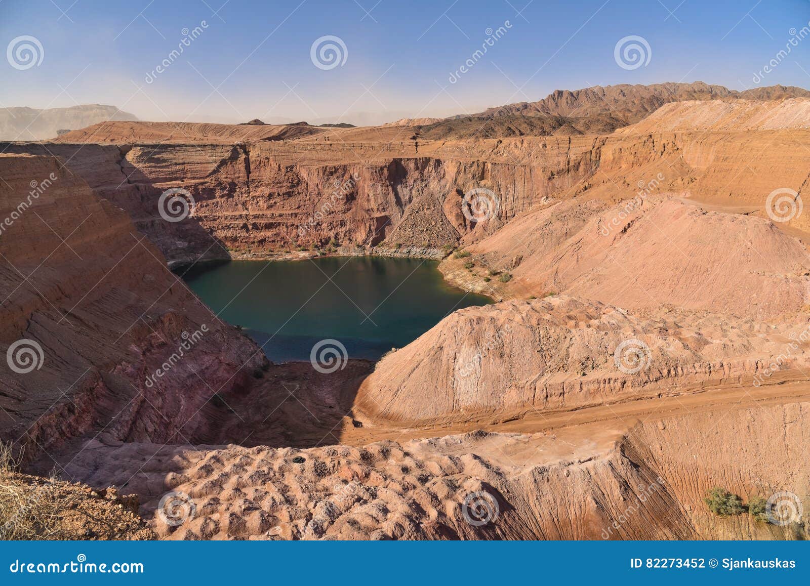 timna valley, the lake, negev desert