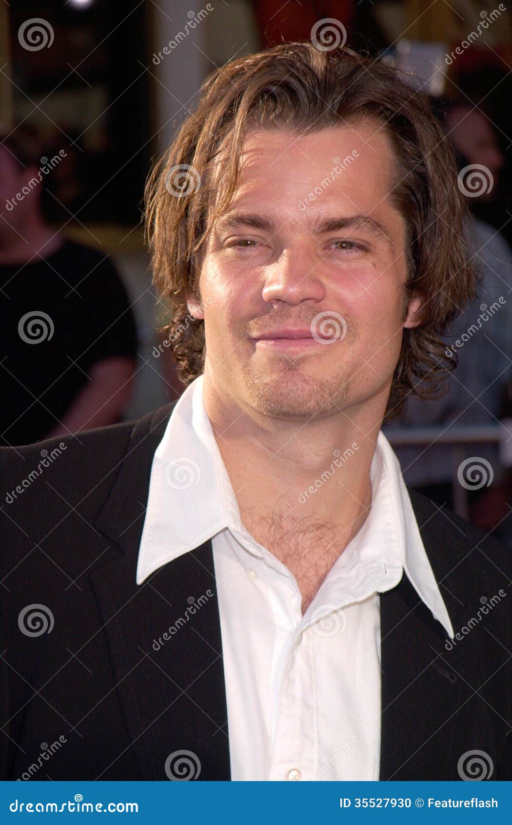 Timothy Olyphant Redactionele Afbeelding Afbeelding Bestaande Uit Wereld 35527930