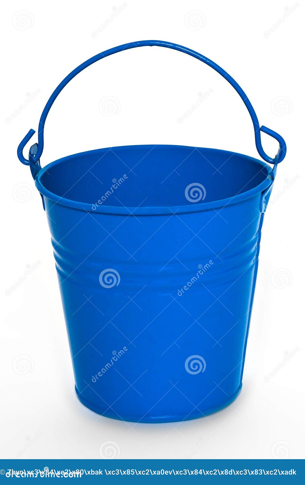 Tin bucket. stock photo. Image of isolated, nature, bloom 48840884