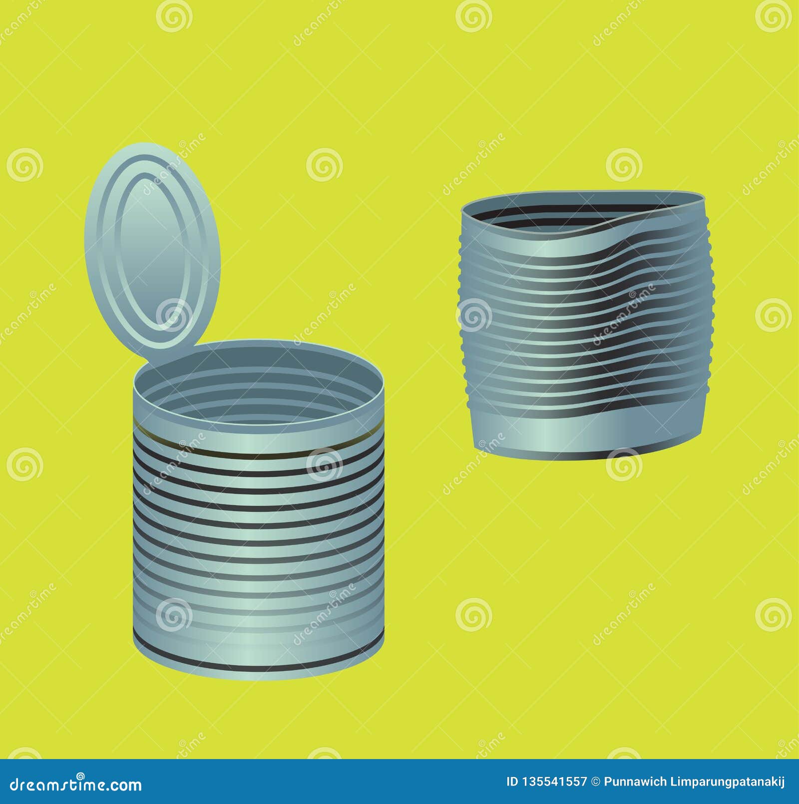 Download Crushed Can Cartoon Vector | CartoonDealer.com #71281317
