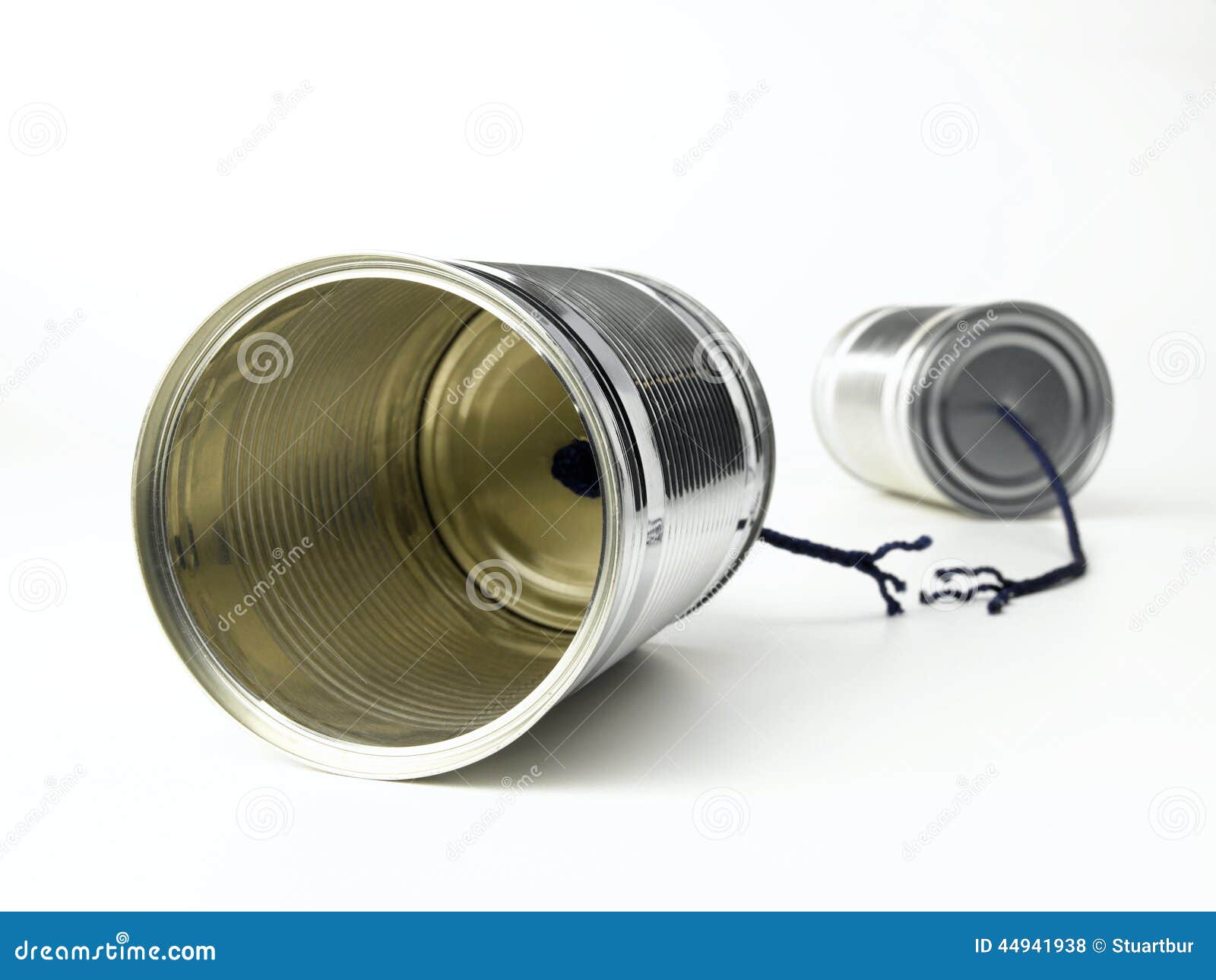 Tin Can Telephone stock photo. Image of connection, phone 44941938