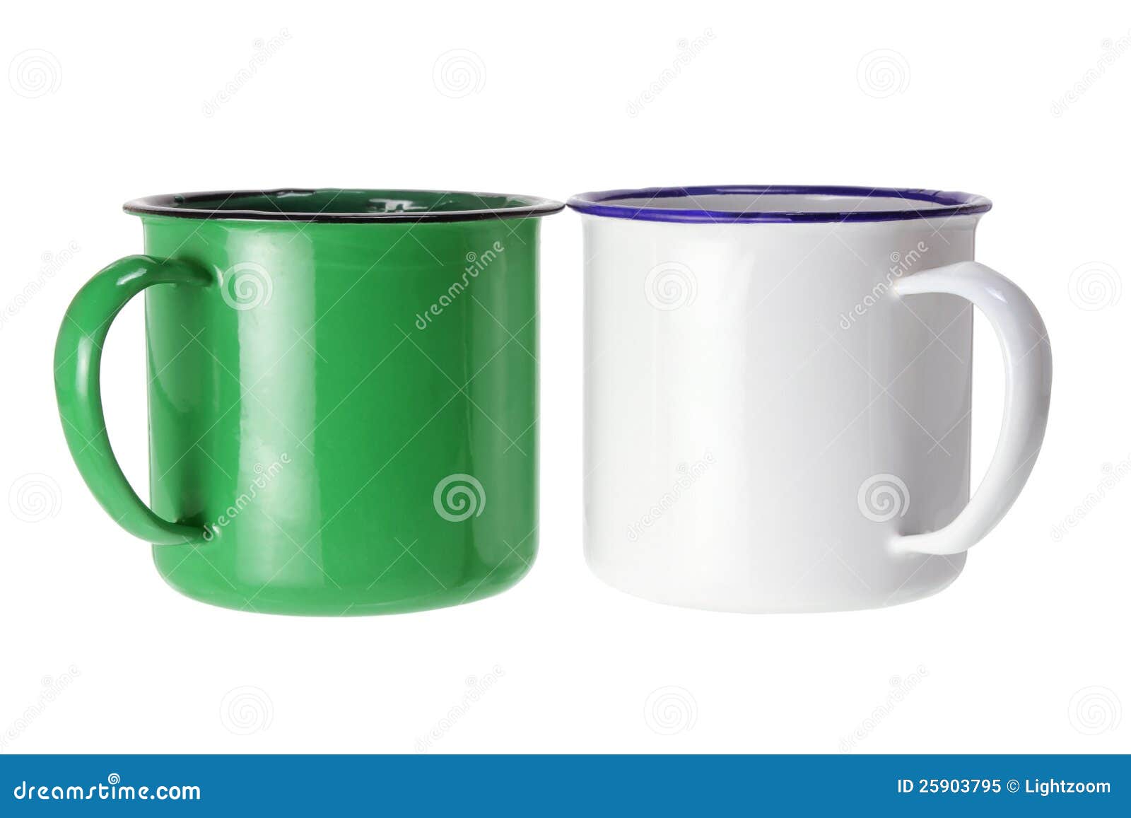 Tin Cups stock image. Image of cups, white, mugs, background 25903795