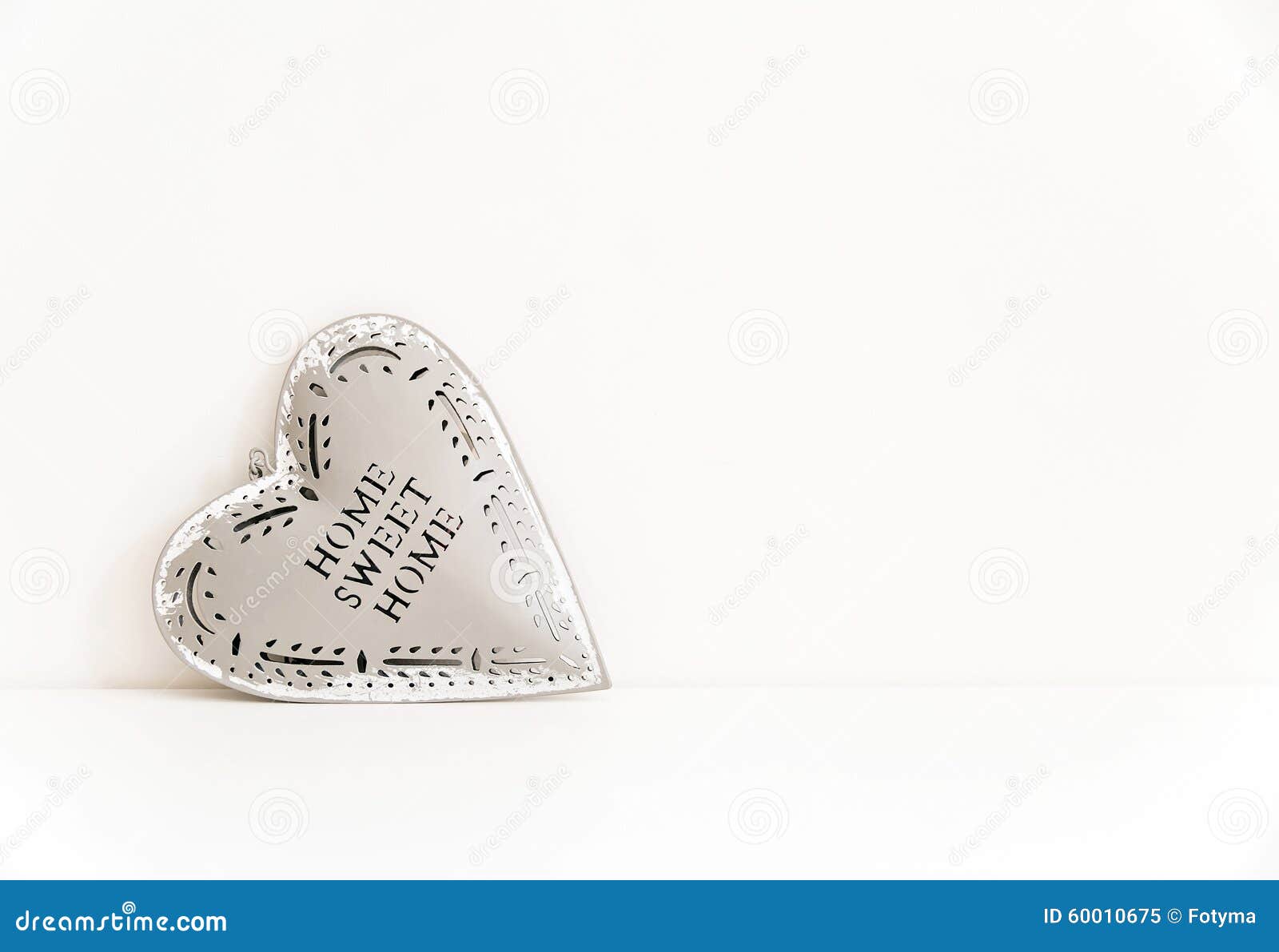 Tin heart stock image. Image of shape, white, copy, decoration 60010675