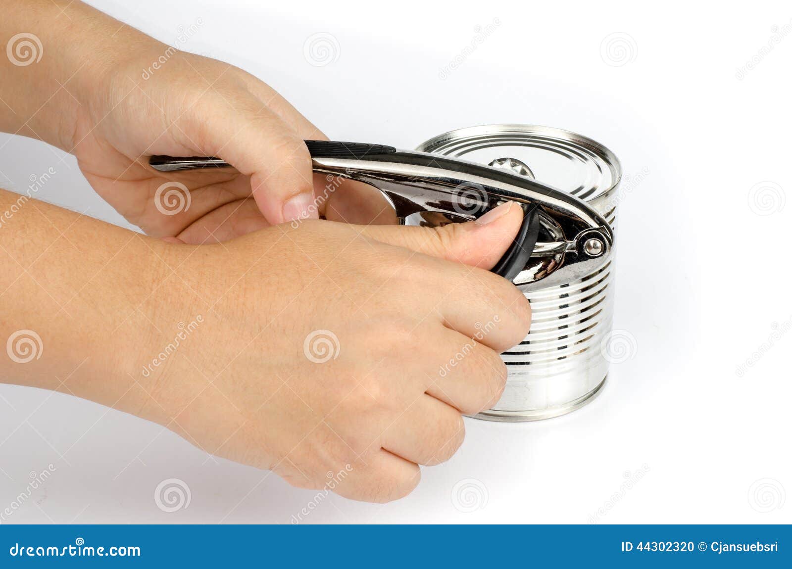 Tin opener stock photo. Image of metallic, chrome, equipment 44302320