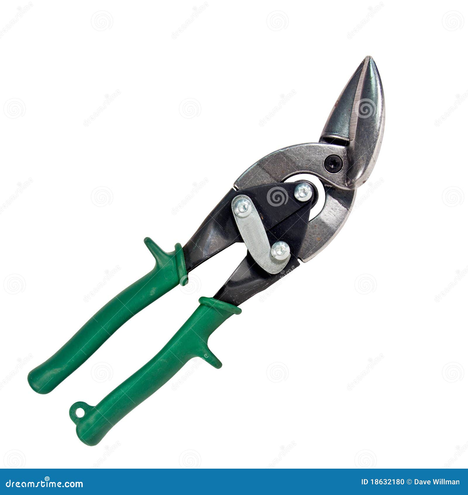Tin shears isolated stock photo. Image of clippers, scissors 18632180