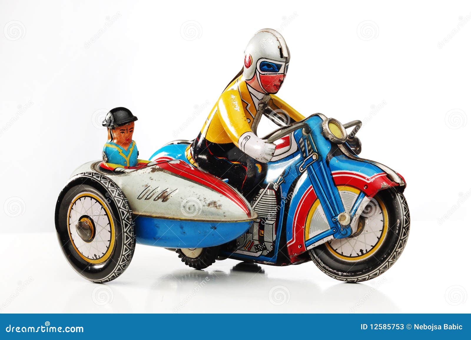 tin toy motorbike racer