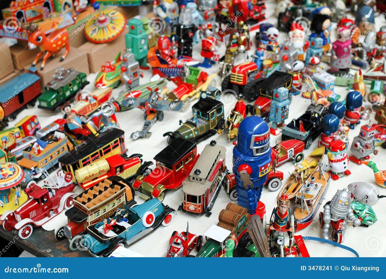 Tin Toys Stock Image Image Of Market Animals Children 3478241