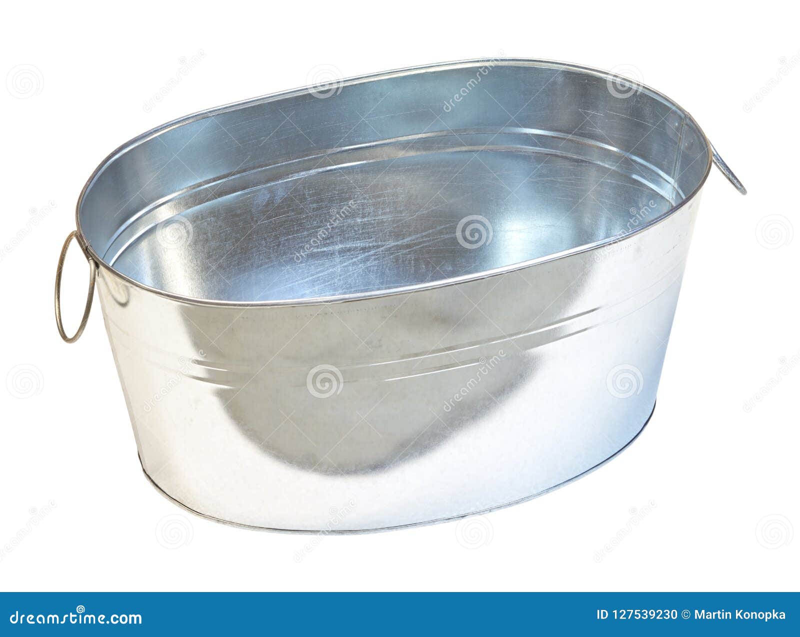 Tin tub stock photo. Image of bathtub, zinc, iron, liquid 127539230