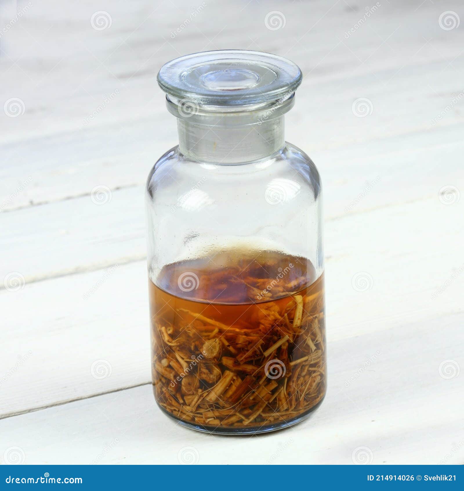 Tincture from Dried Nettle Roots and Alcohol Stock Photo - Image of  curative, detail: 214914026