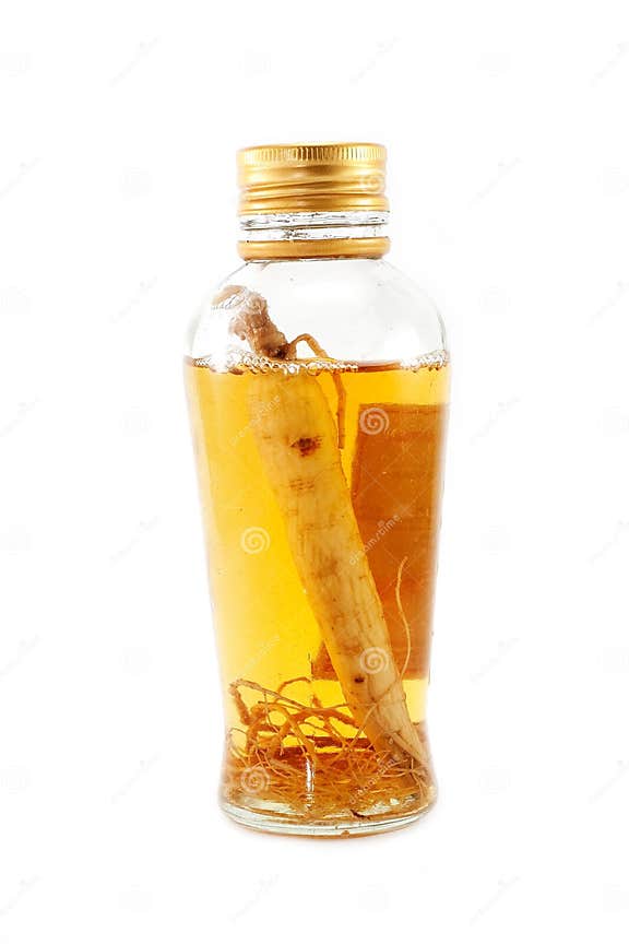 Tincture of ginseng stock image. Image of natural, beverage 18582307