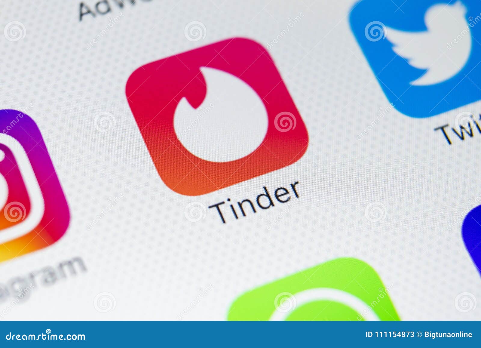 Tinder app icons