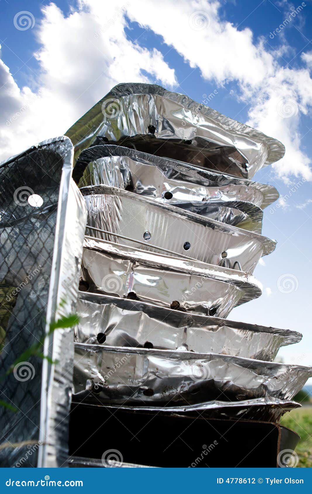 Tinfoil Disposable BBQ Garbage Stock Photo Image of waste, friendly