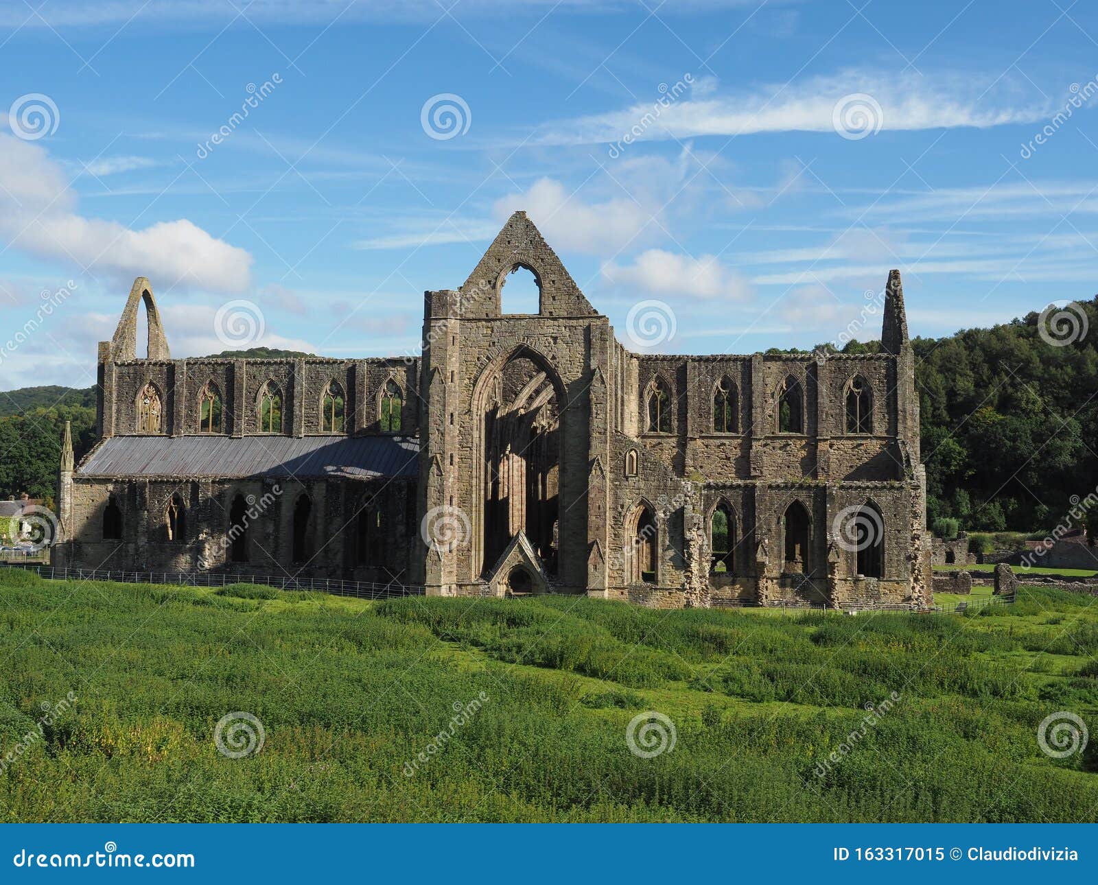 tintern abbey (abaty tyndyrn) in tintern