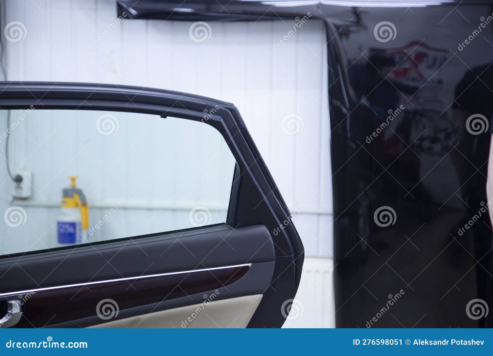 Tinting of Car Windows.Window Film for Car Stock Image Image of