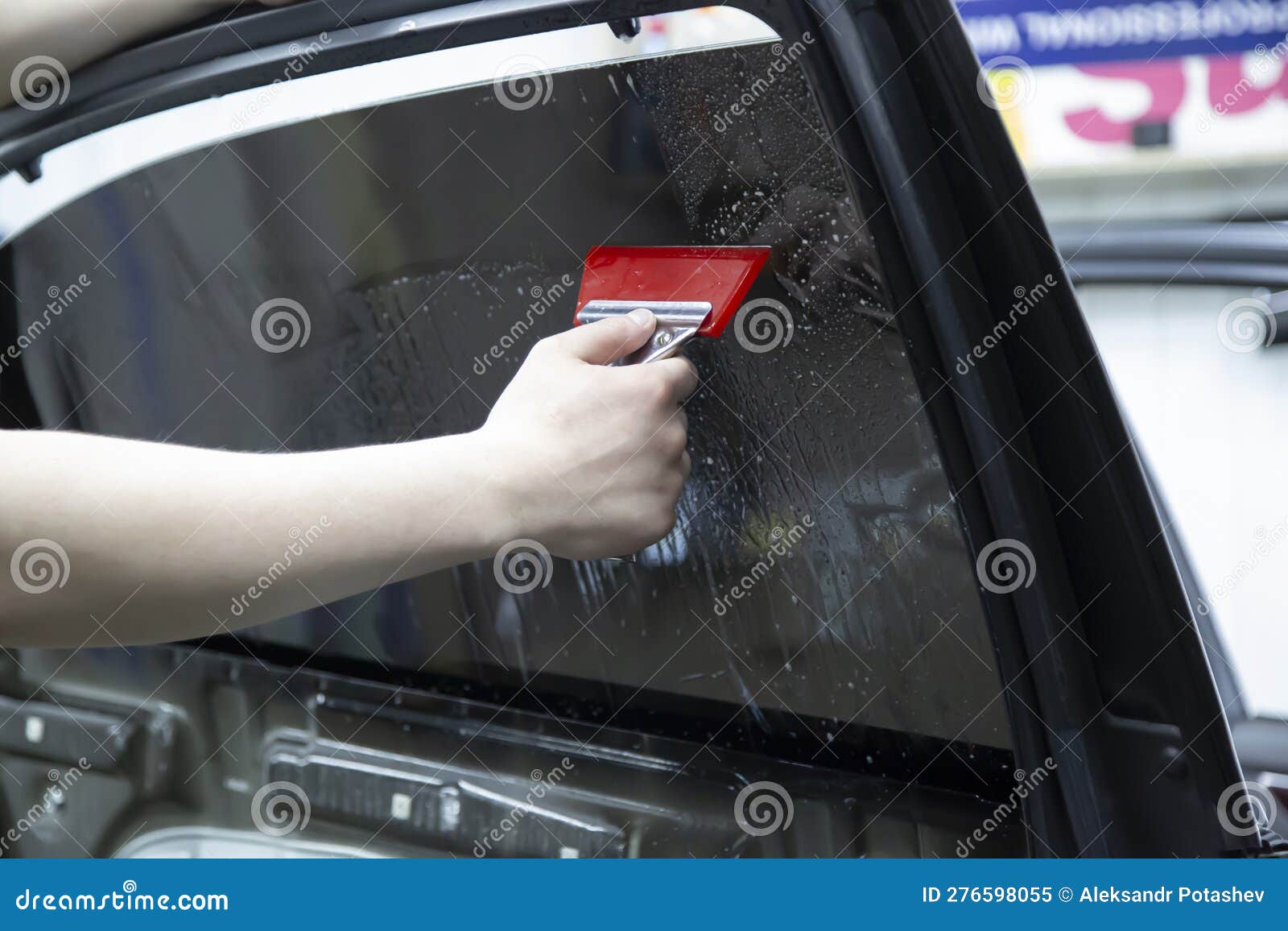 Tinting of Car Windows.Window Film for Car Stock Image Image of tint