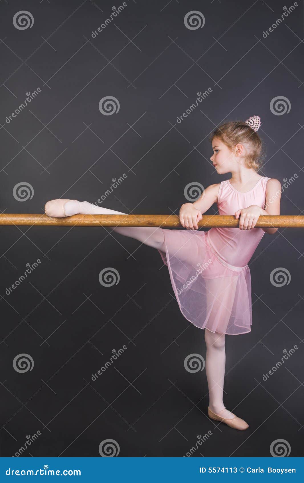 Tiny Ballerina stock image. Image of barre, attire, - 5574113