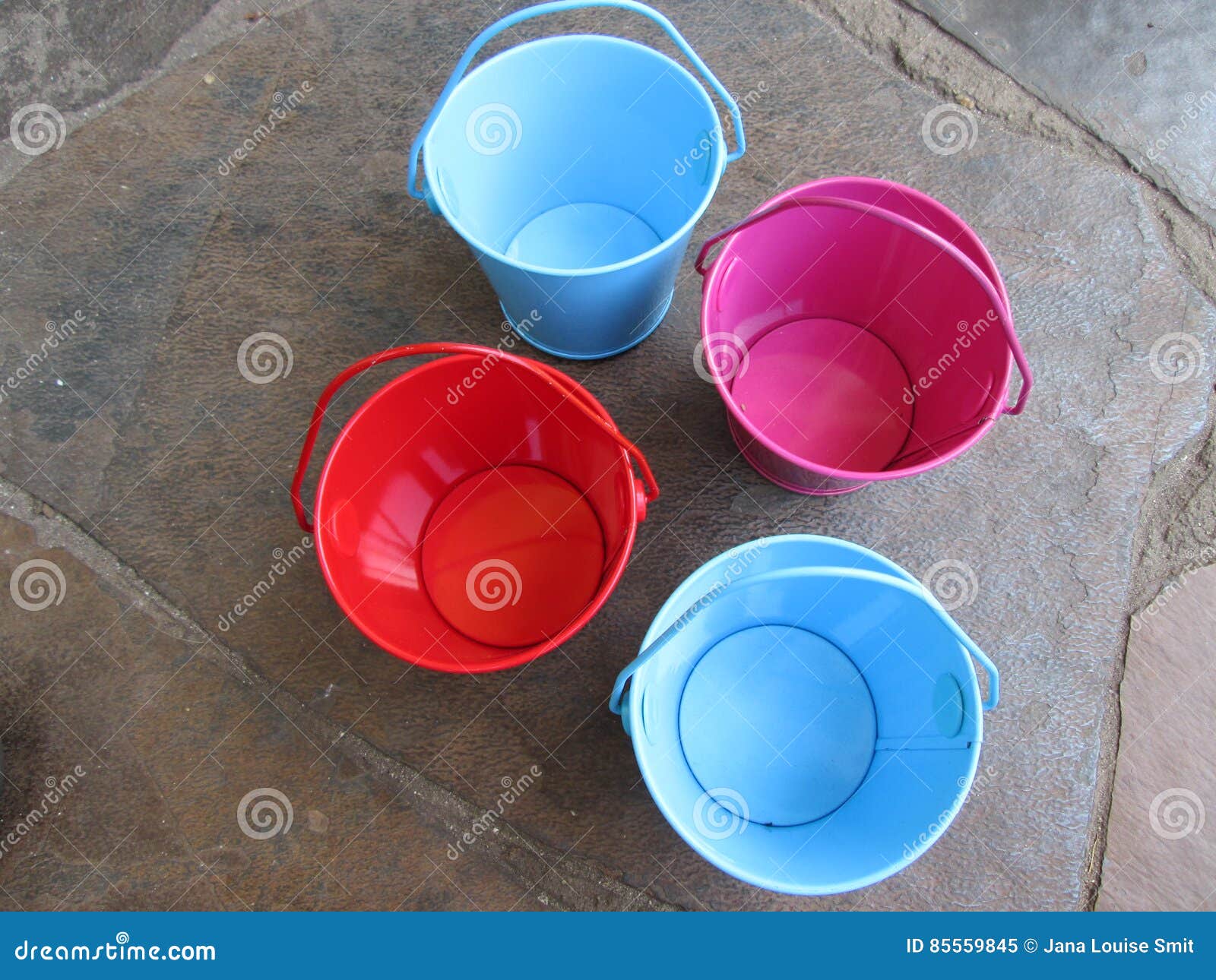 Tiny Buckets. stock image. Image of games, collection 85559845