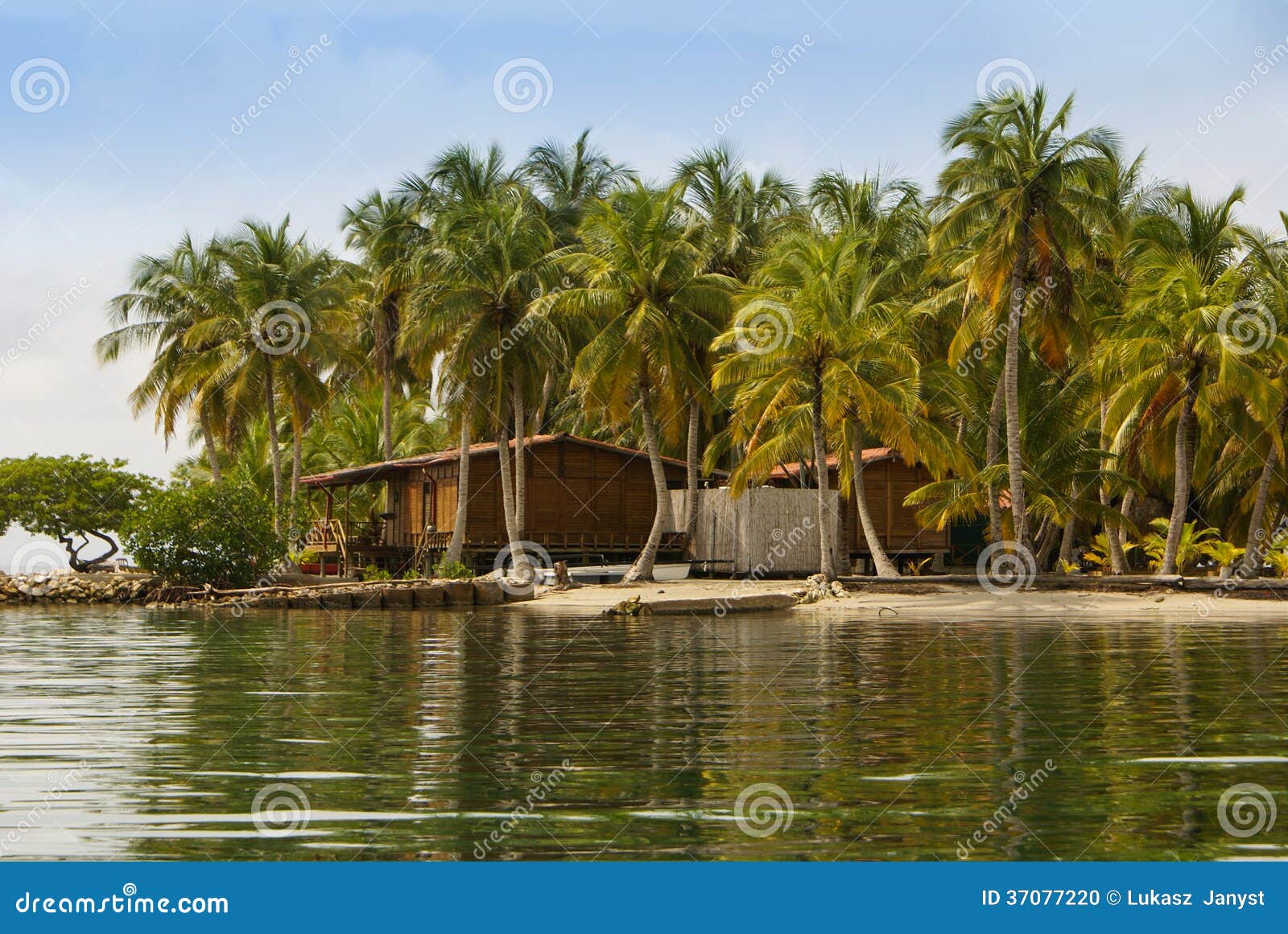 a tiny island in the caribbean archipelago san bernardo near tolu, colombia