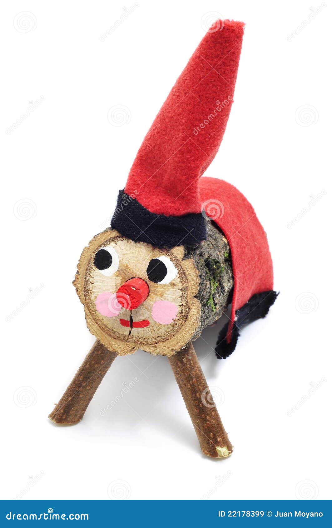 tio de nadal, typical of catalonia, spain