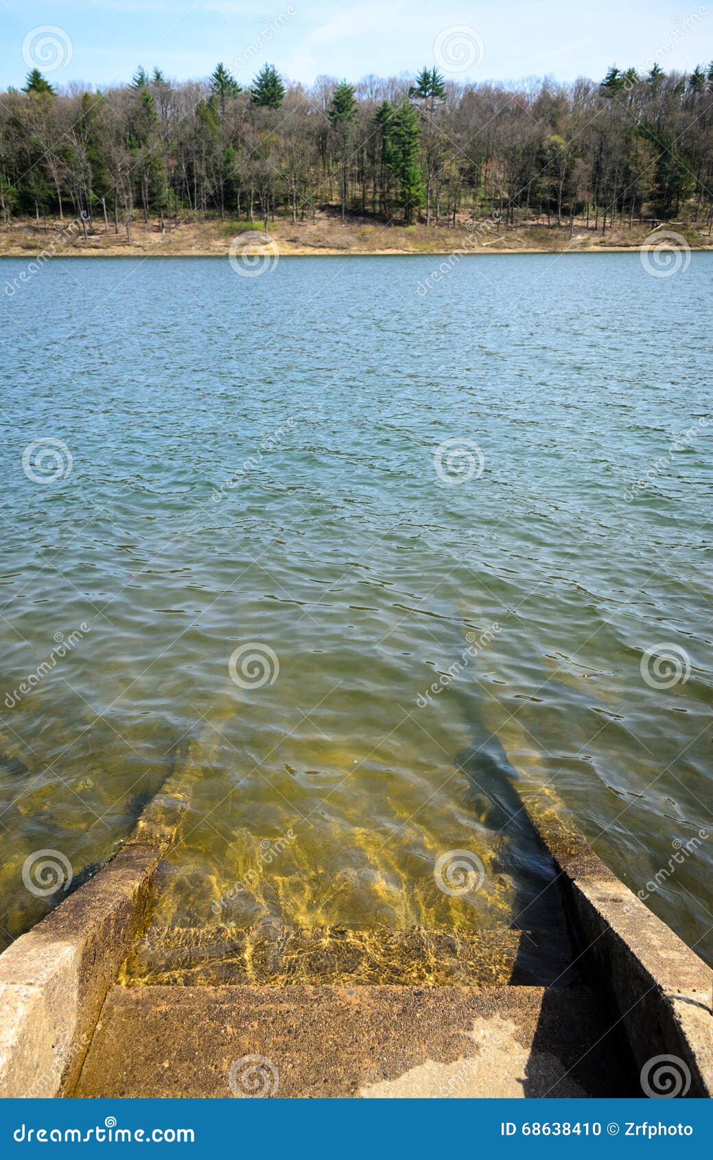 Tionesta Lake and Dam stock photo. Image of reservoir 68638410