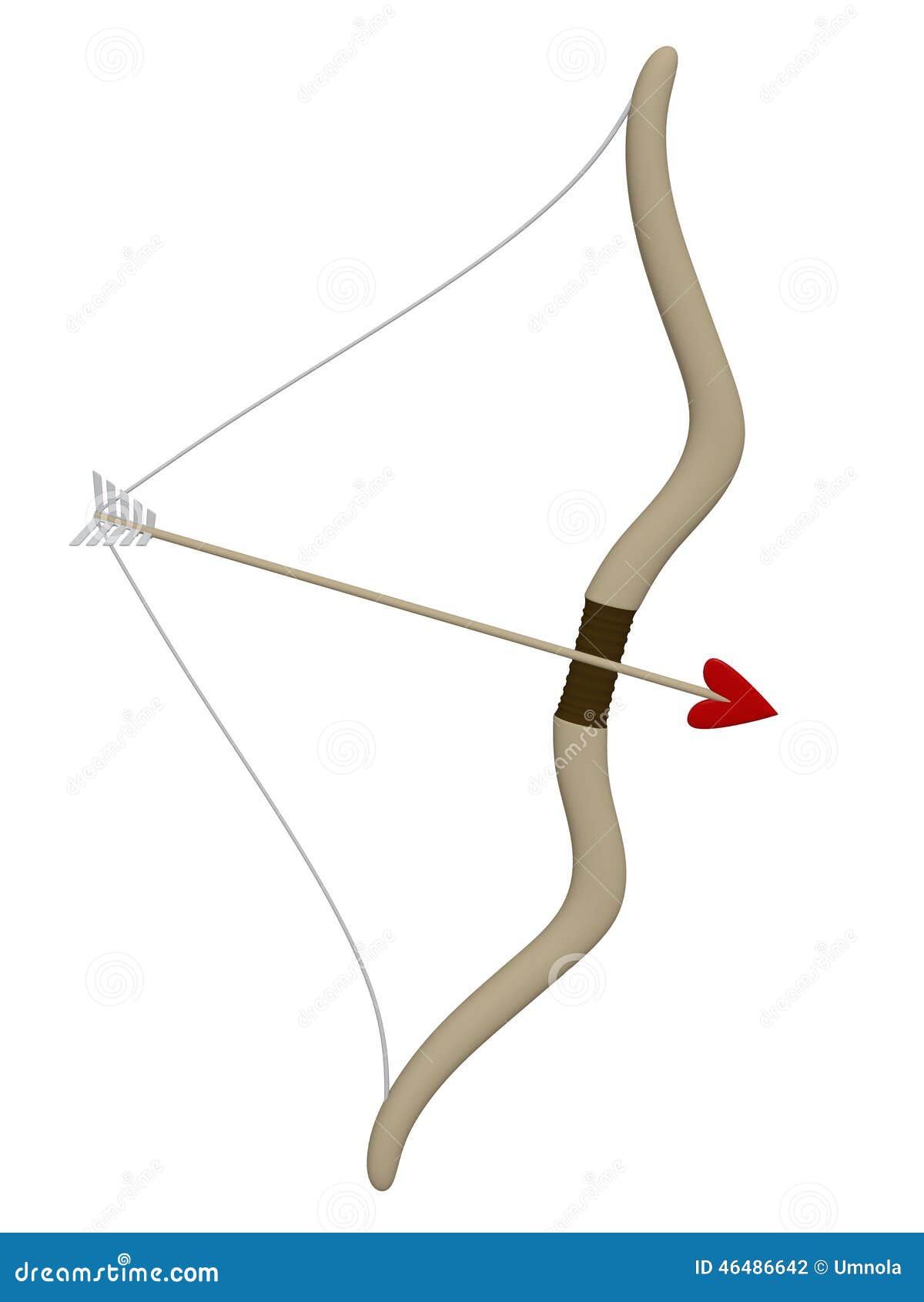 Tir à l'arc, cupidon illustration stock. Illustration du coeur - 46486642