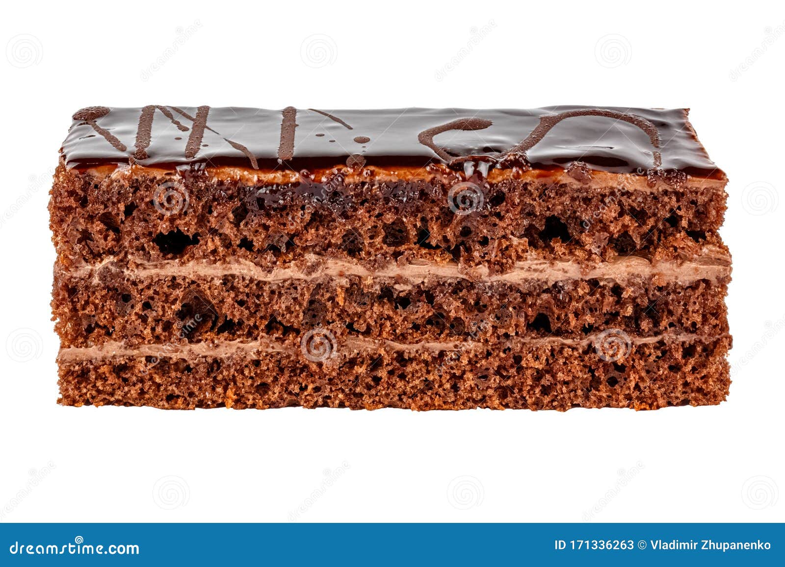 Rainbow layered cake slice stock photo. Image of cake - 164376546