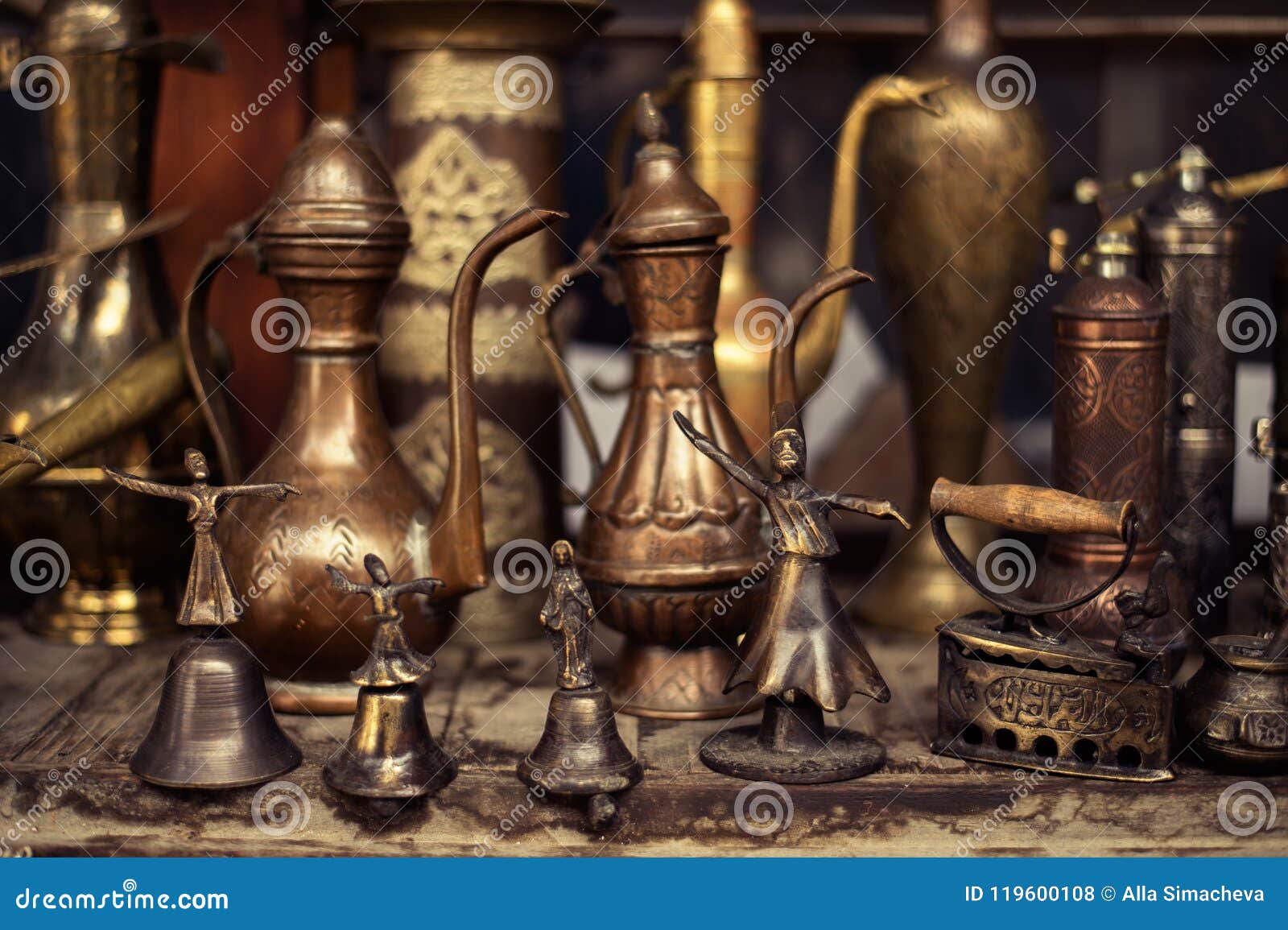 Old Antique Stuff for Sale As Souvenirs at a Market in Albania Editorial  Stock Photo - Image of town, decorative: 119600108