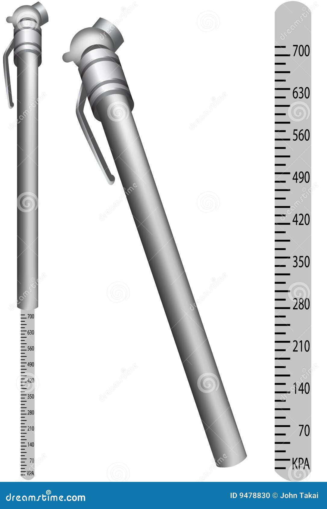 Tire Pressure Gauge stock vector. Illustration of clipart 9478830