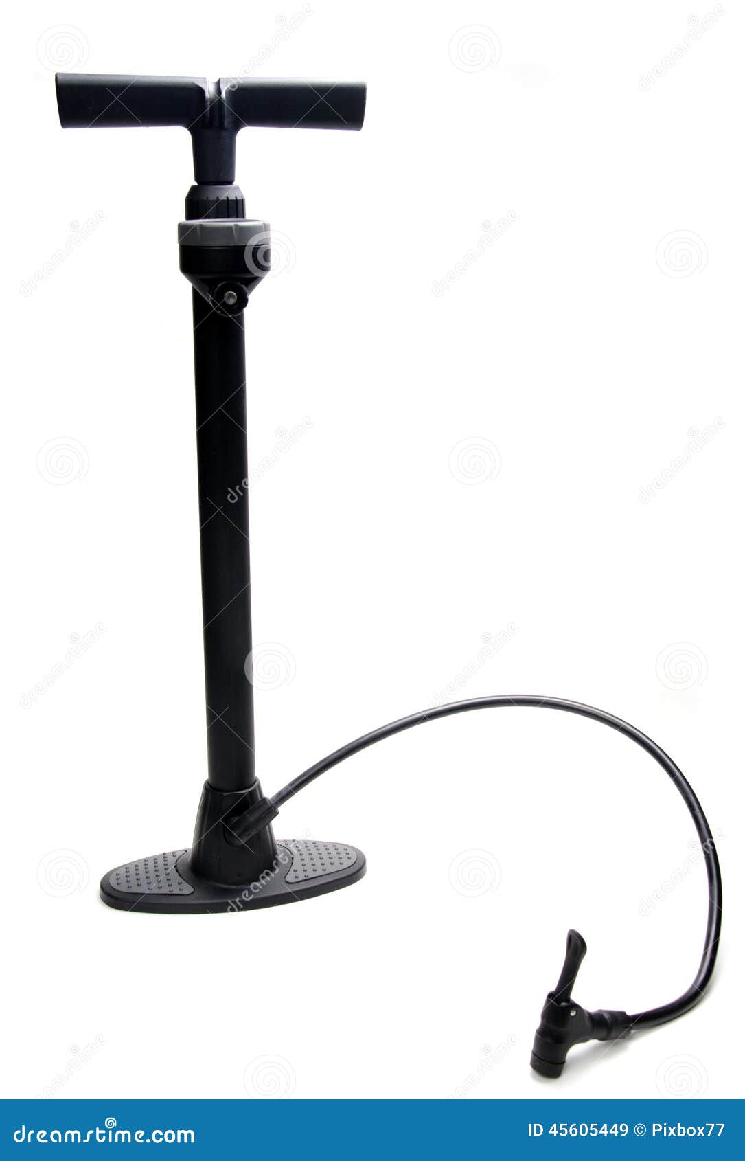 Tire pump isolated stock image. Image of white, work 45605449