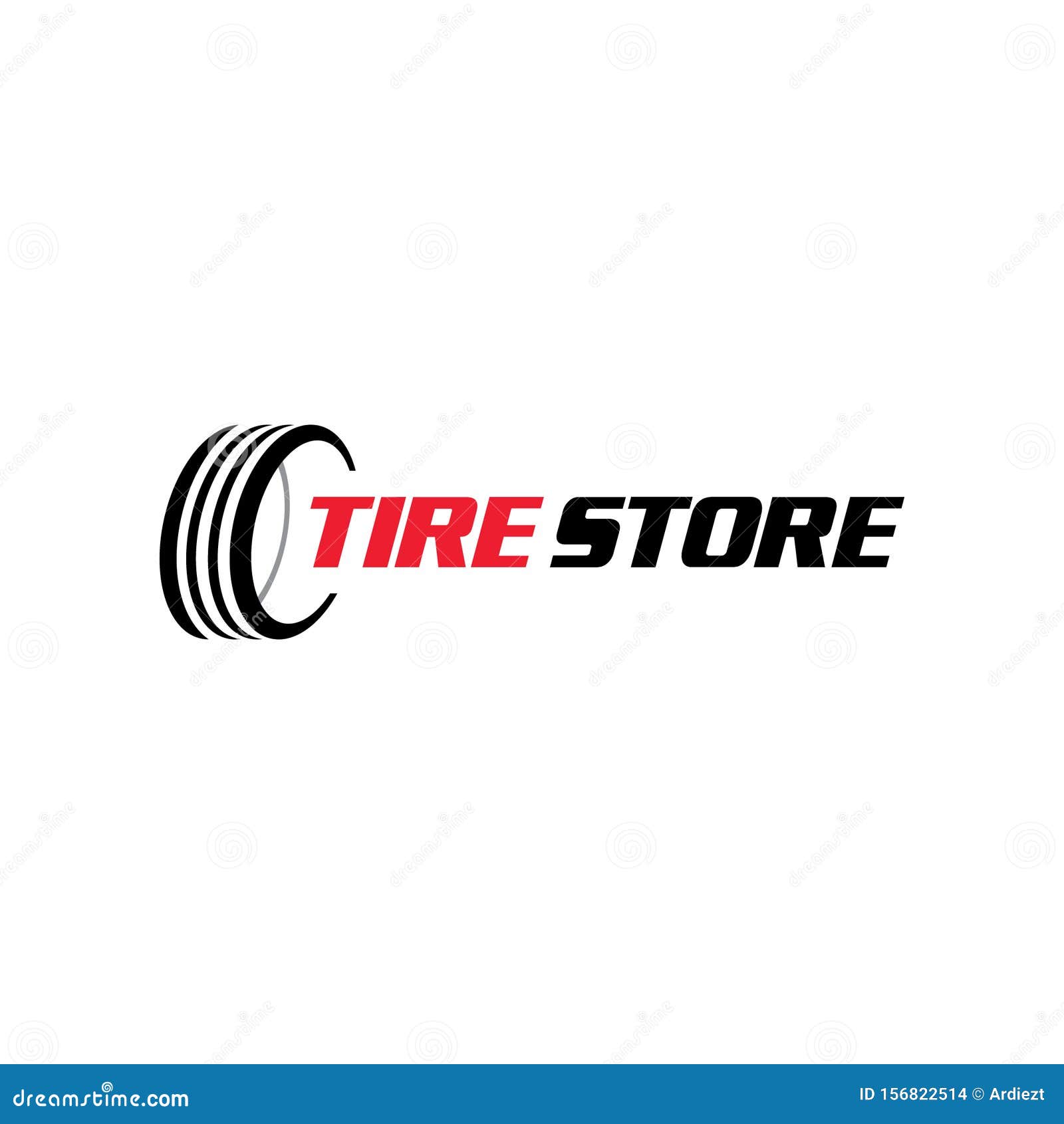 Tire Store Logo Design, Tire Business Branding Stock Vector ...