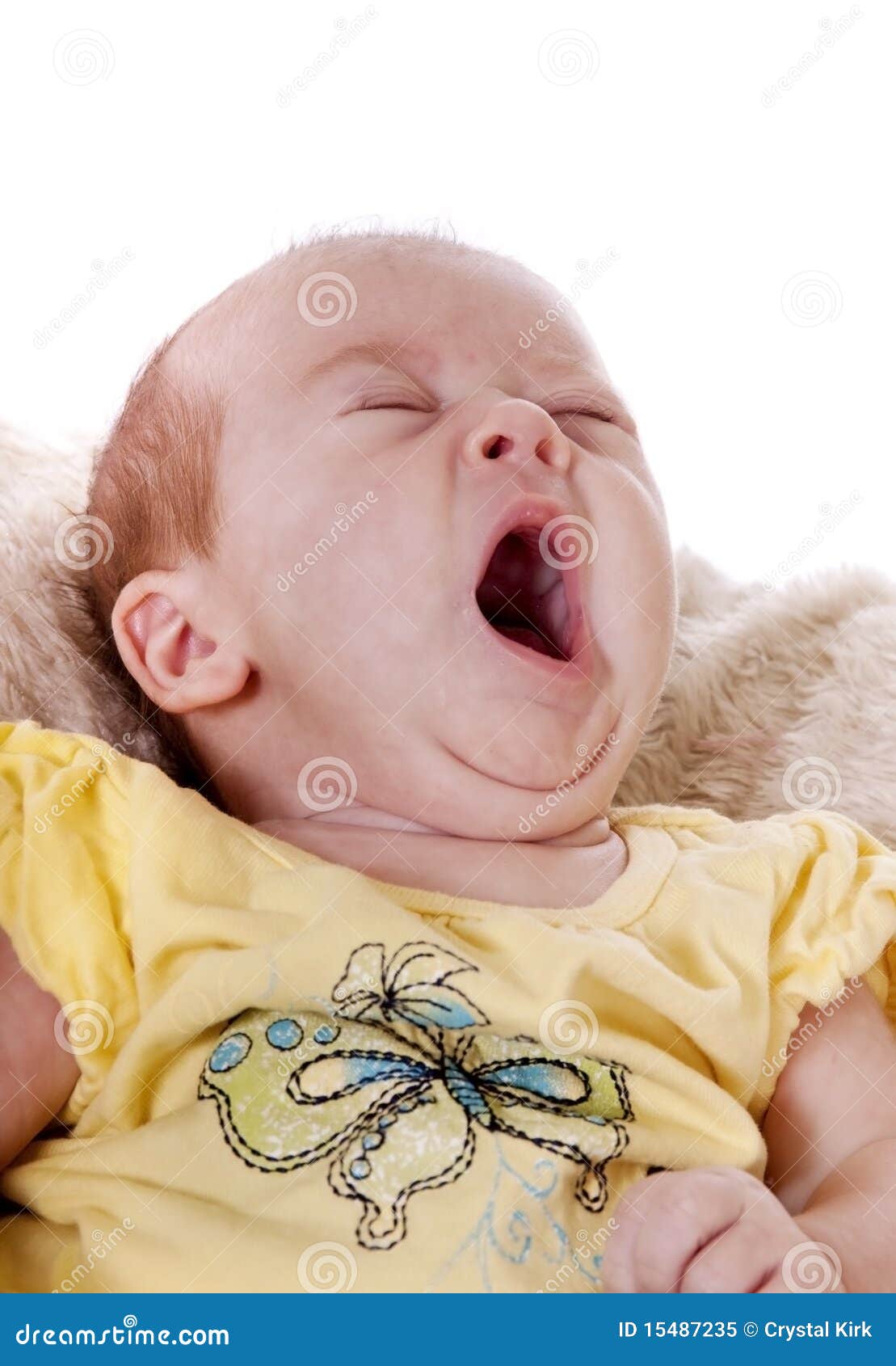 Tired baby stock image. Image of exhausted, caucasian 15487235