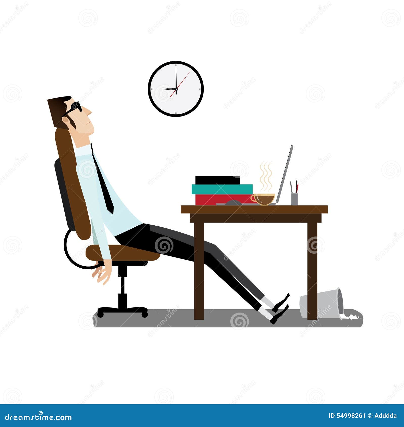 clipart man working at desk - photo #9