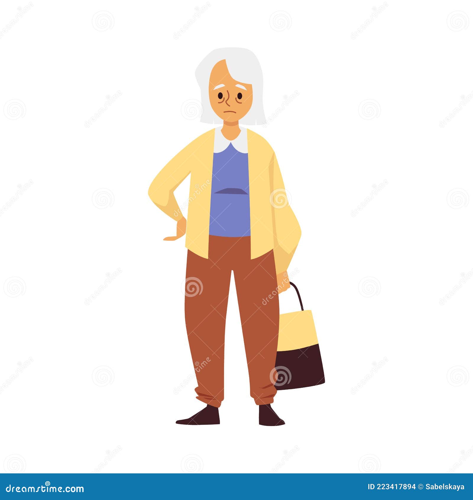 Tired Old Lady Stock Illustrations – 197 Tired Old Lady Stock  Illustrations, Vectors & Clipart - Dreamstime
