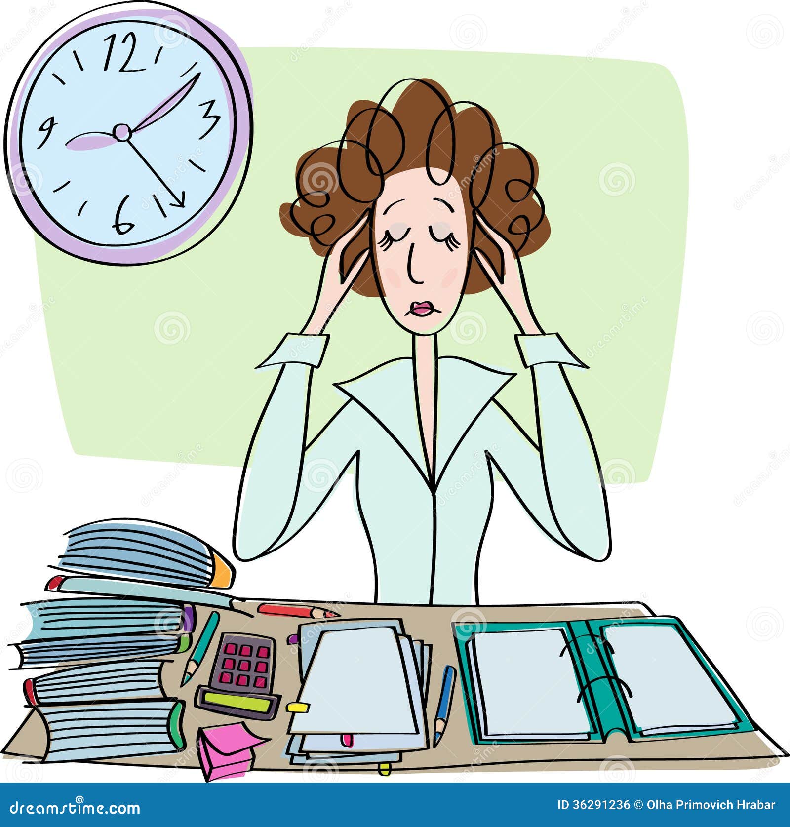 free clipart stressed office worker - photo #23