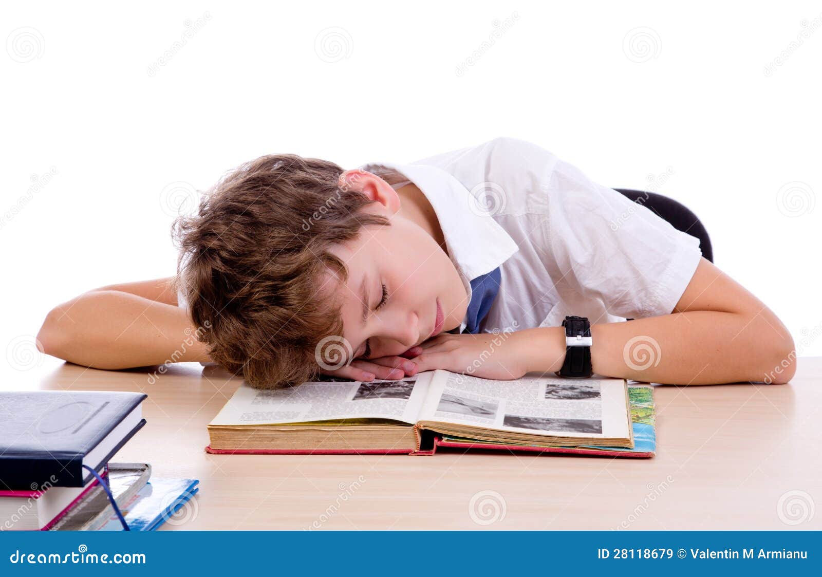 tired student