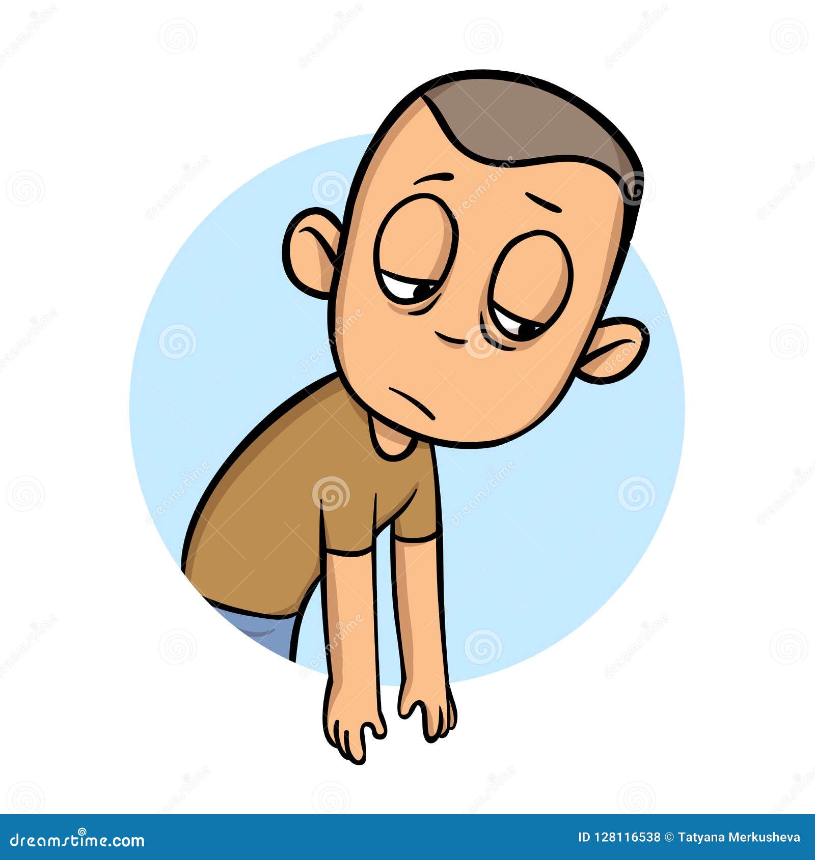 Tired, Upset Young Man Feeling a Mess. Flat Vector Illustration. Isolated on White Background. Stock Vector - Illustration of lifestyle, cartoon: 128116538 Tired, Upset Young Man Feeling a Mess. Flat Vector Illustration. Isolated on White Background. Stock Vector - Illustration of lifestyle, cartoon: 128116538