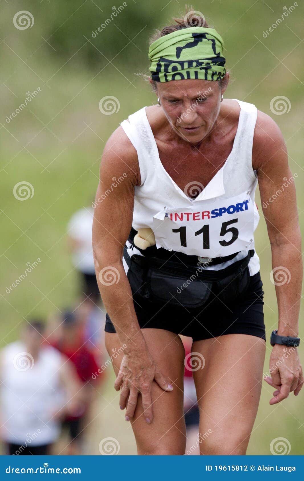Tired woman runner editorial photography. Image of healthy 19615812