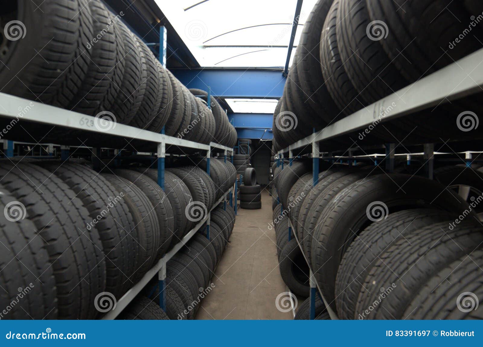 Tires in shop stock image. Image of repair, vehicle, shop 83391697