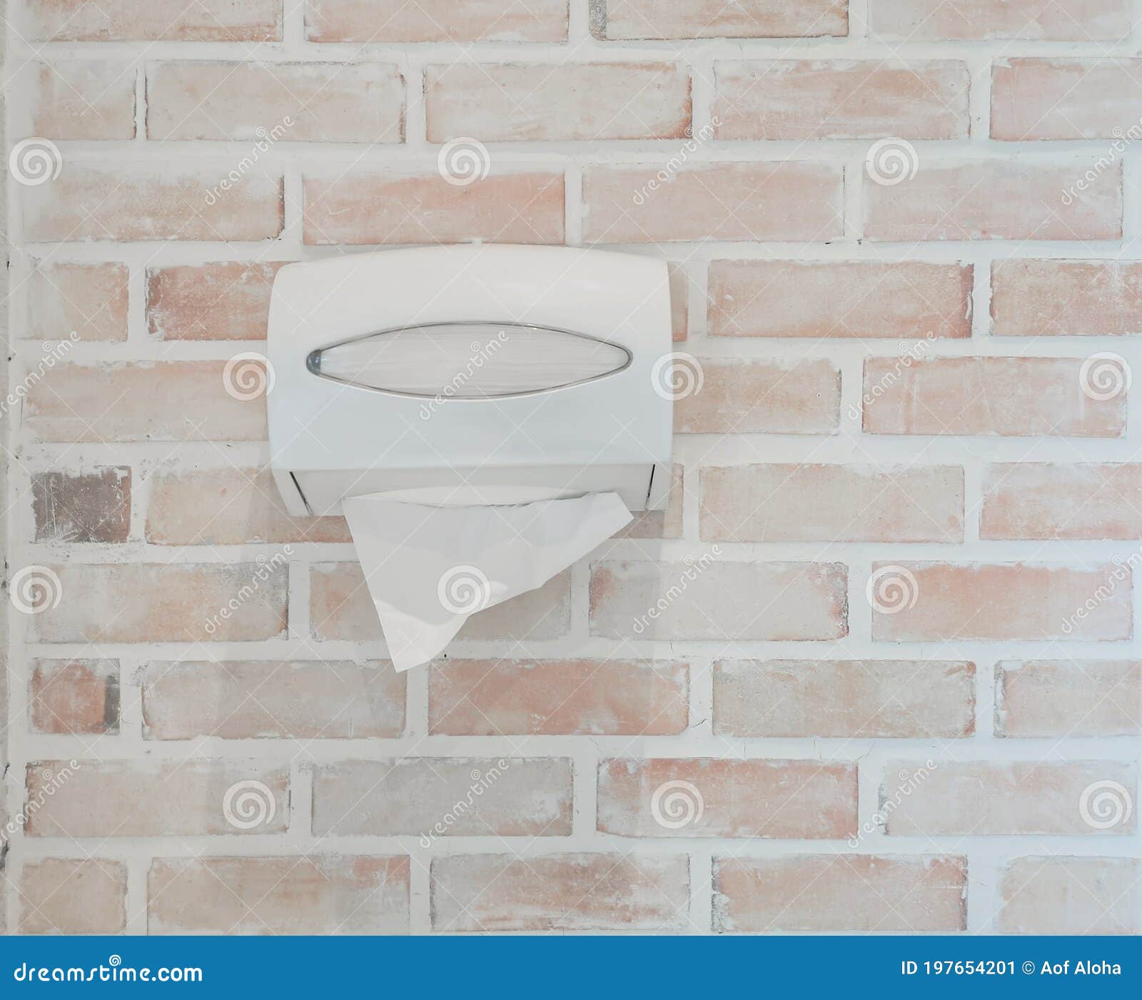 Tissue Box and Brick and Wall Texture for Pattern Abstract Background