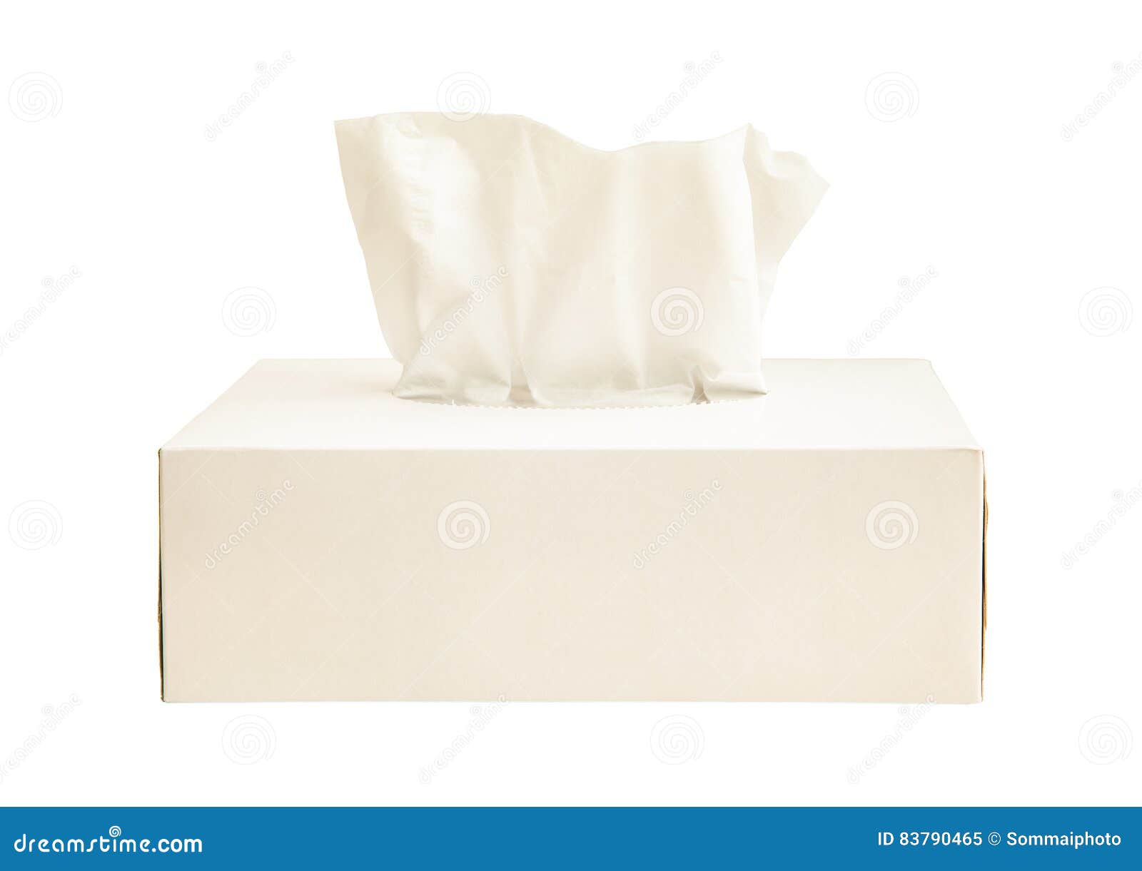 Download Tissue Box Mock Up White Tissue Stock Image - Image of side, isolated: 83790465