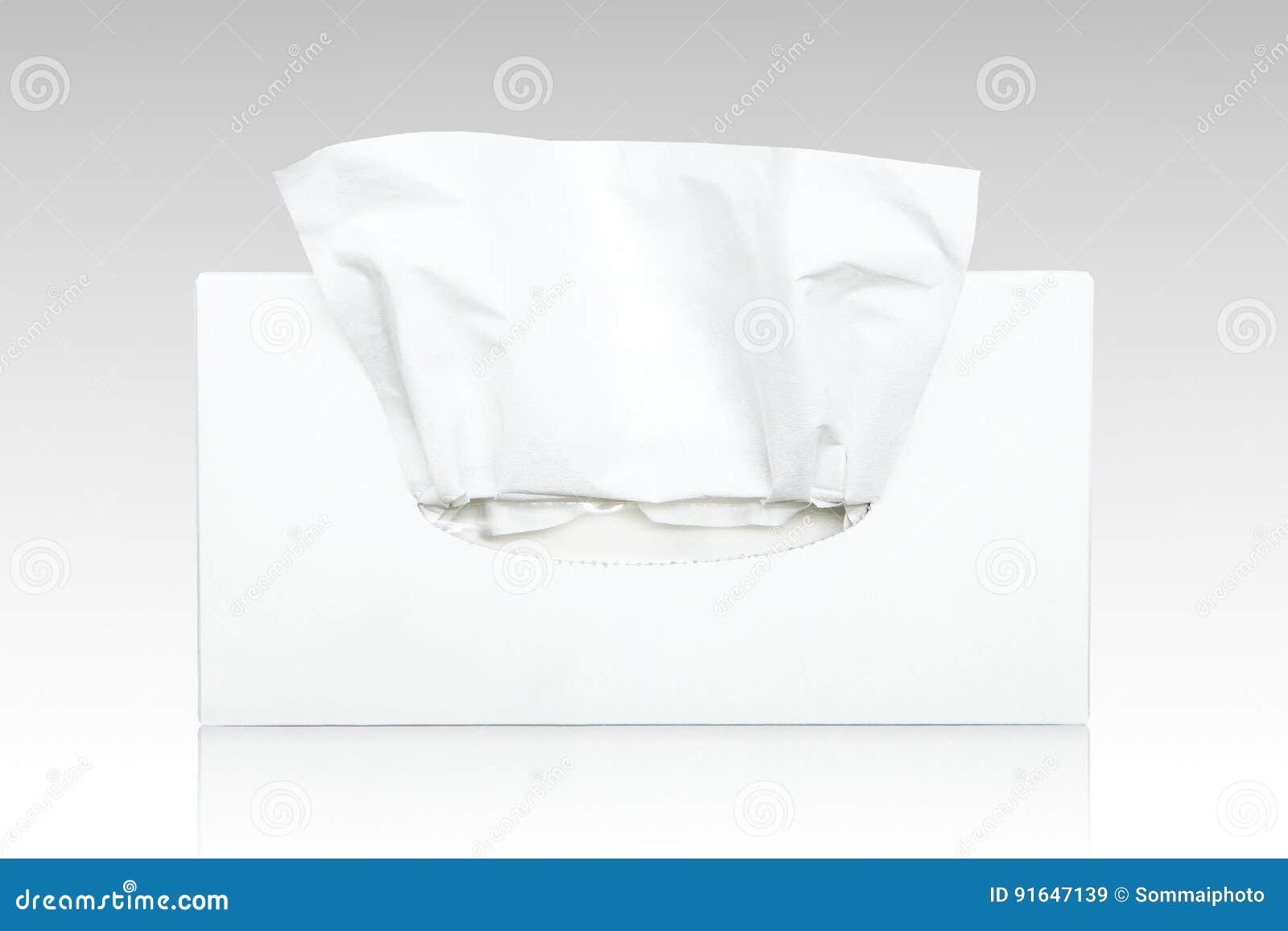 tissue cartons mocked white tissue